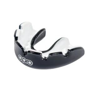 Protetor Bucal Opro Instant Custom-Fit para aparelho Preto-branco