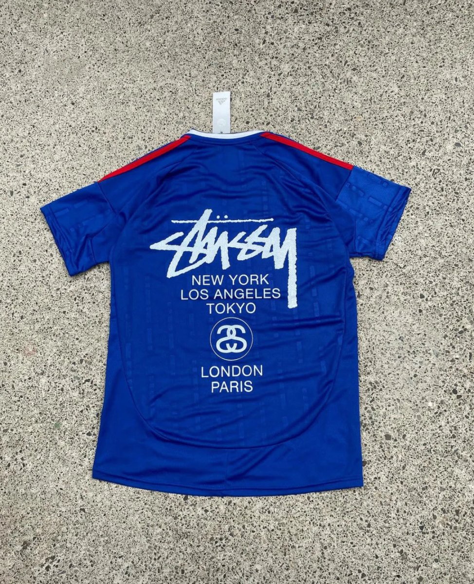STÜSSY X “ITALY” JERSEY - BLUE - Image 5