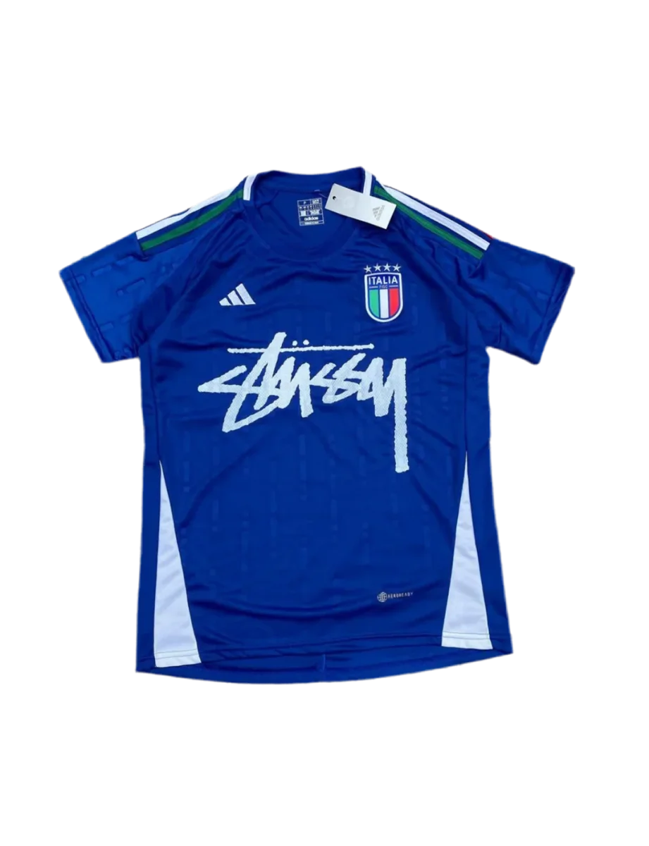 STÜSSY X “ITALY” JERSEY - BLUE - Image 2