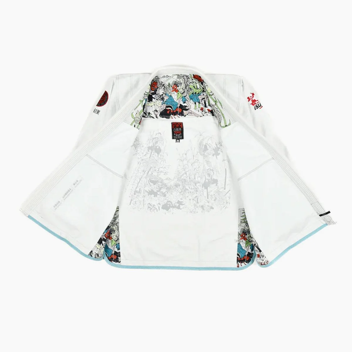 BJJ Gi Half Sumo Tengu Branco - Image 2
