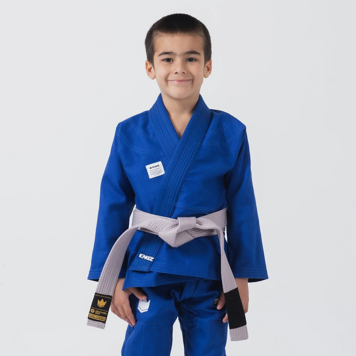 BJJ Gi criança Kingz Kore V2 IBJJF Azul - Image 8
