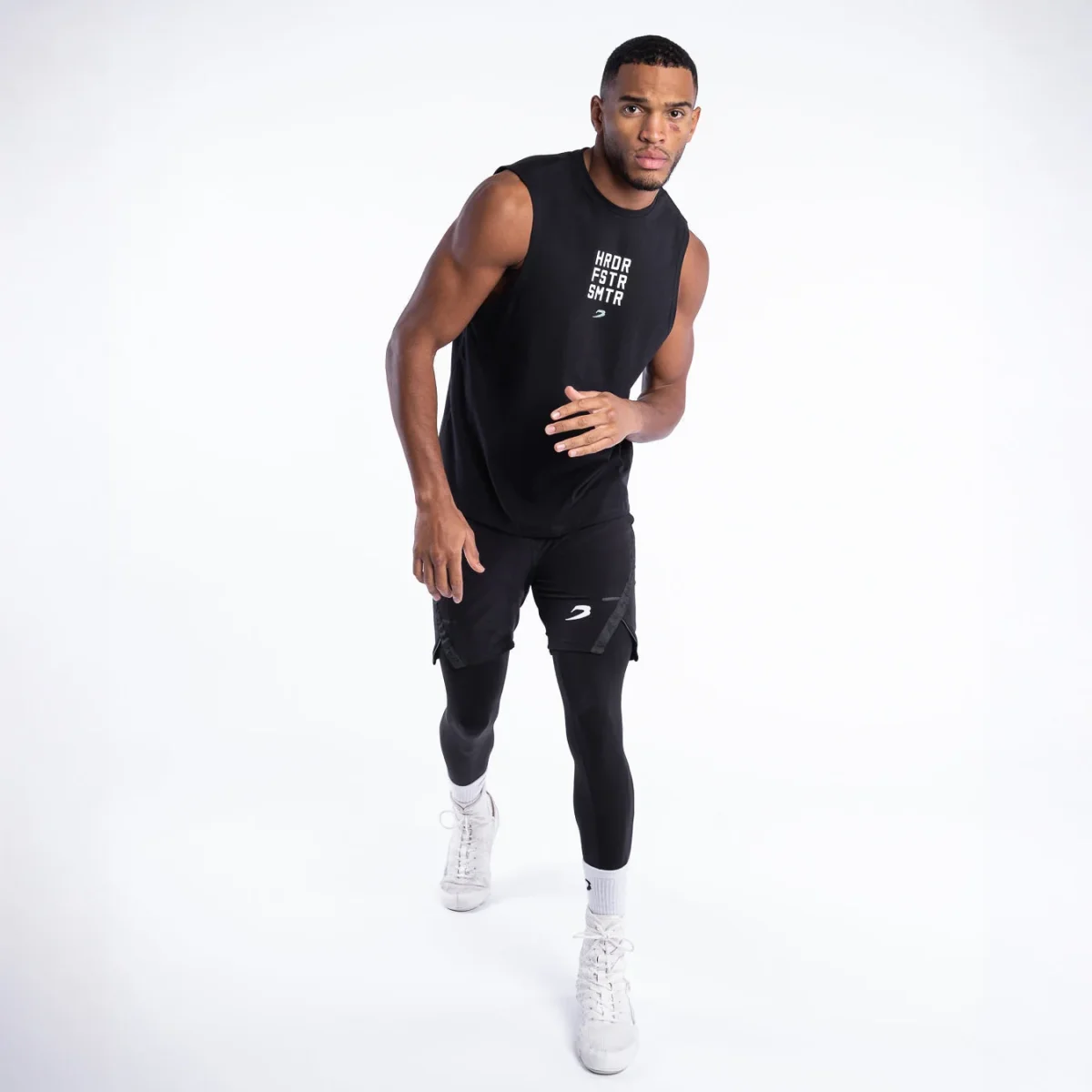 Camiseta Boxraw HRDR FSTR SMTR Preto - Image 4