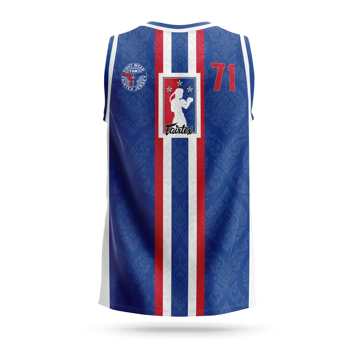 Camisola de alças Fairtex Jersey NBA JS19 Azul - Image 3