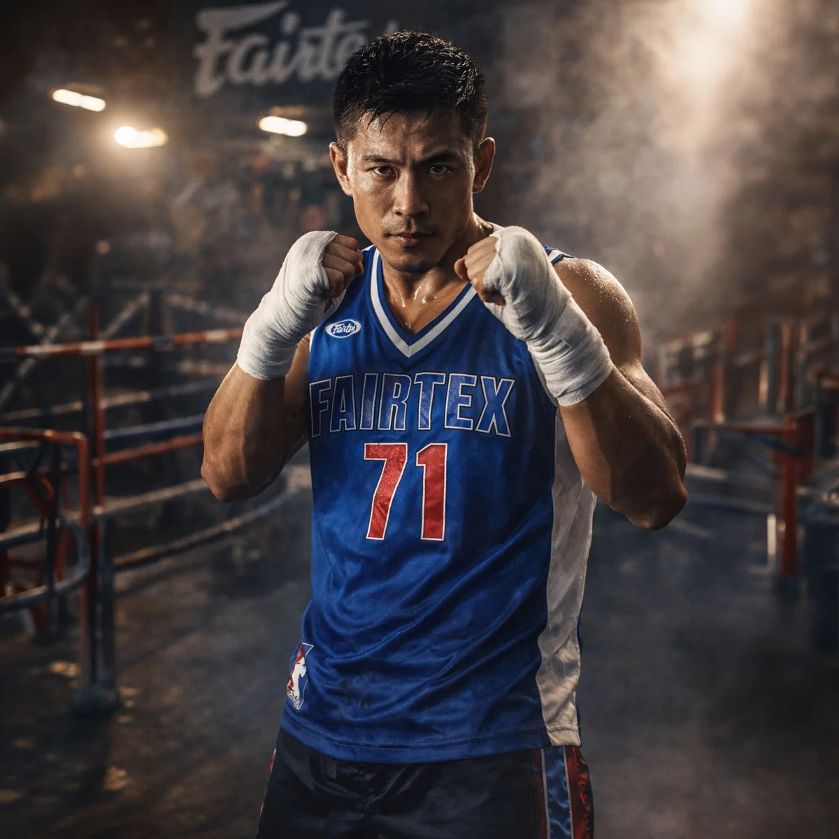 Camisola de alças Fairtex Jersey NBA JS19 Azul - Image 4
