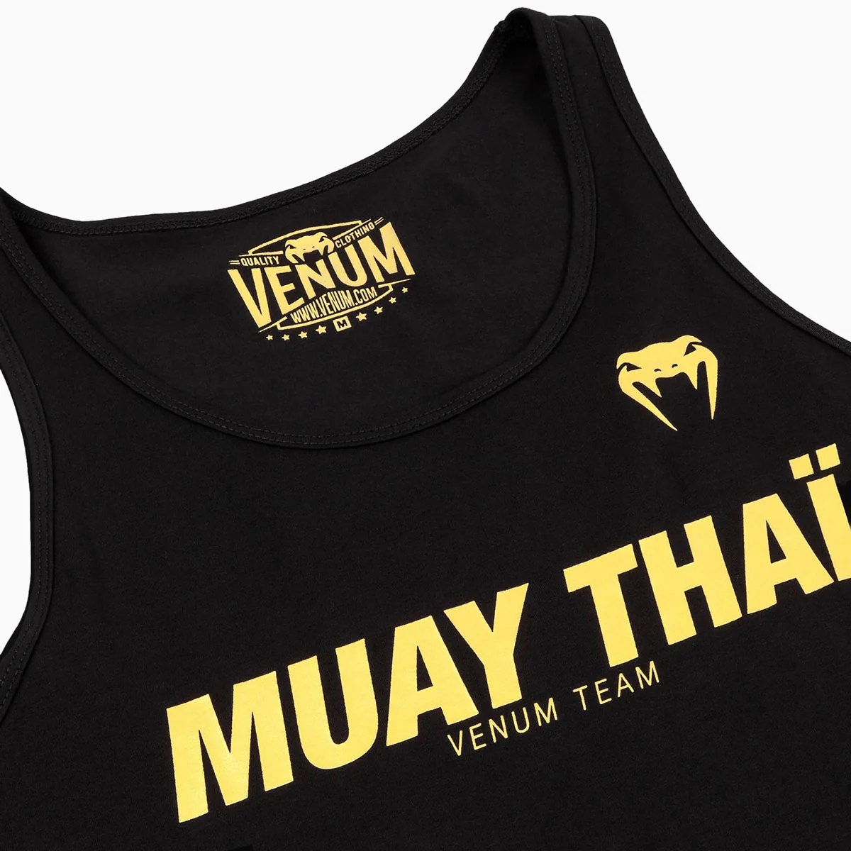 Camisola Venum Muay Thai VT Preto-Ouro - Image 5