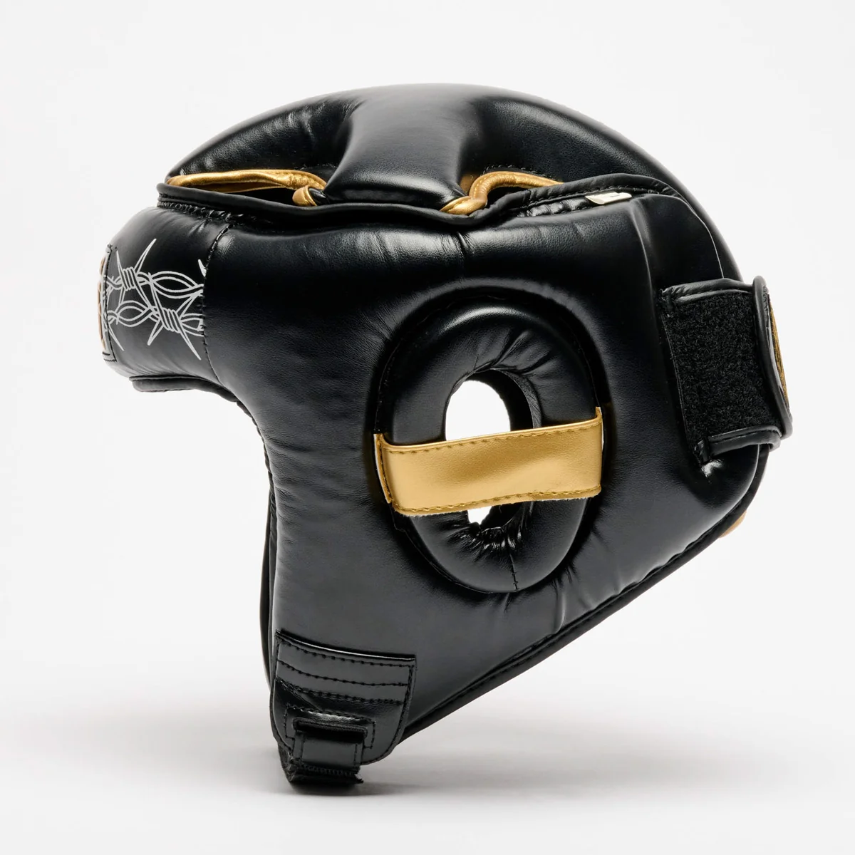 Capacete Leone IUTER Barbed Wire CS01IU Preto - Image 4