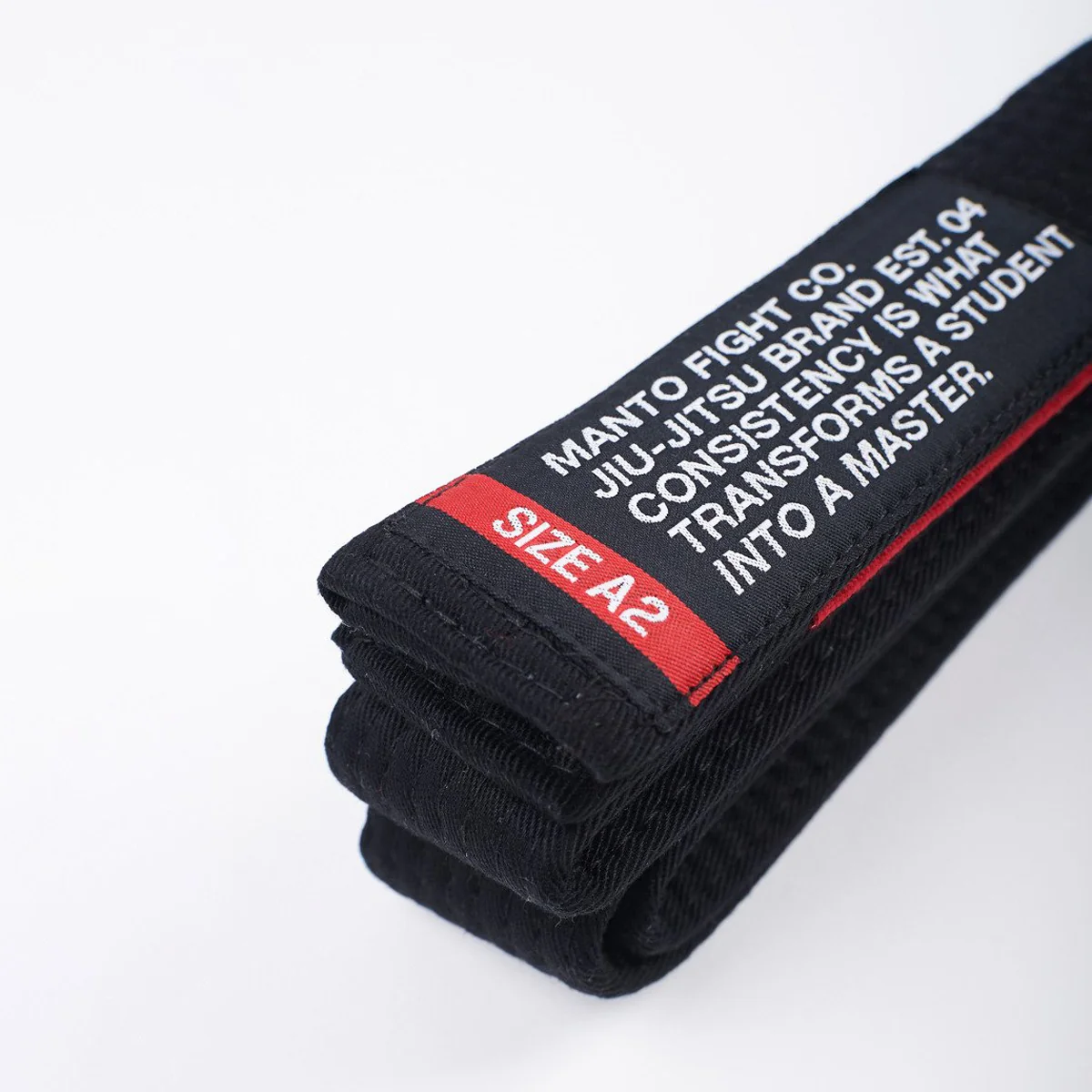 Cinturão BJJ Manto Motto Preto - Image 3