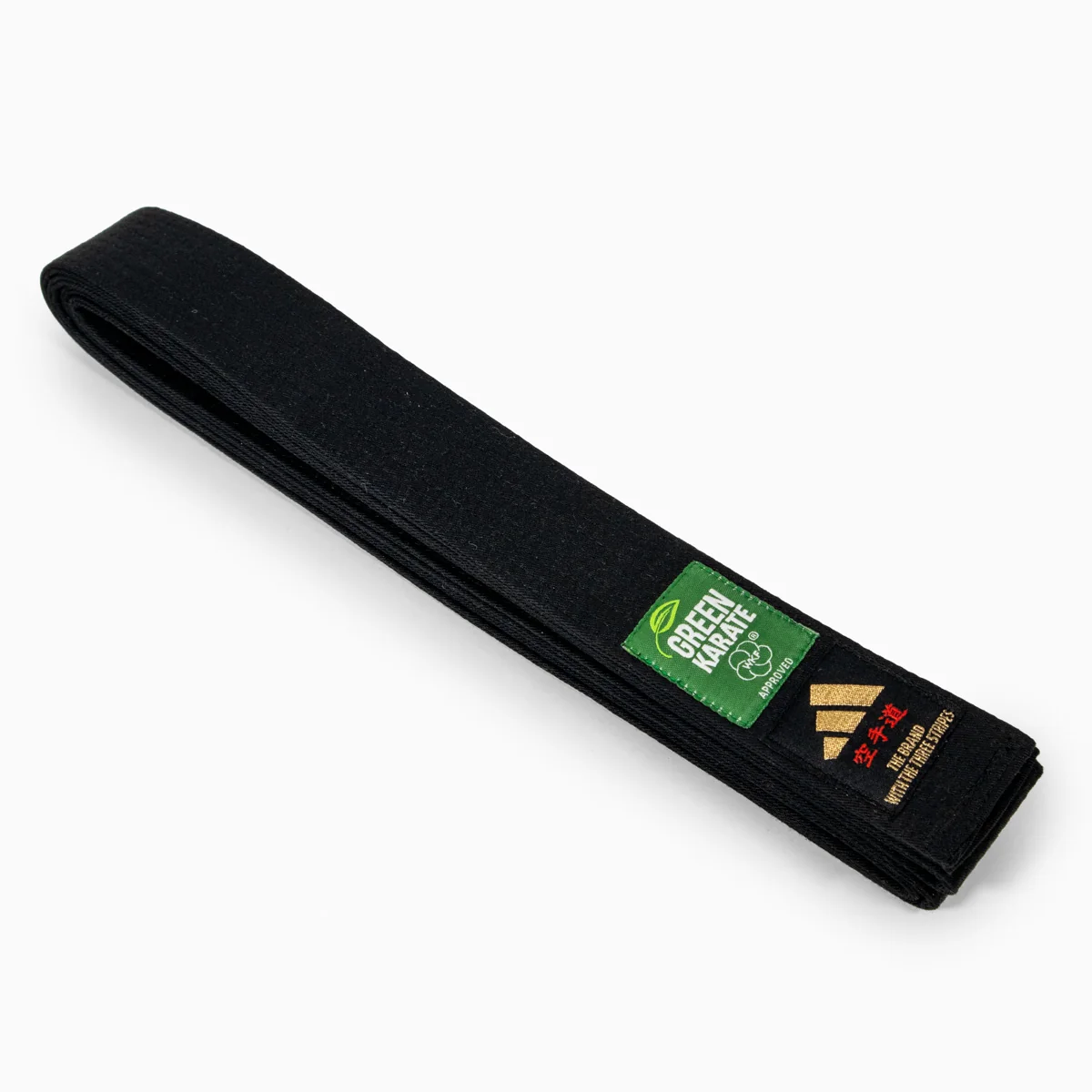 Cinto Adidas Elite WKF Preto com Kanji