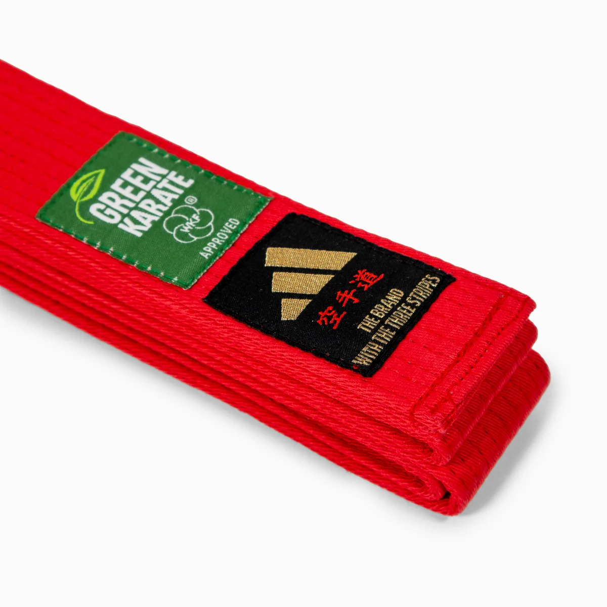 Cinto Adidas Elite WKF Vermelho com Kanji - Image 3