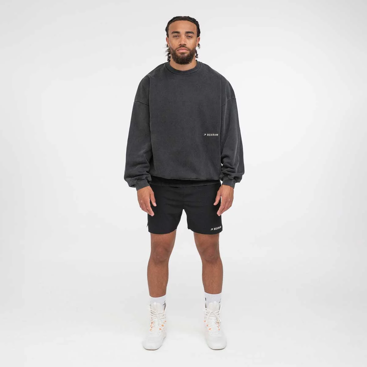 Sweatshirt Boxraw Sparring Club Oversize Preto - Image 3