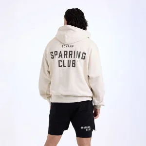 Camisola Boxraw Sparring Club Oversize com capuz Bege