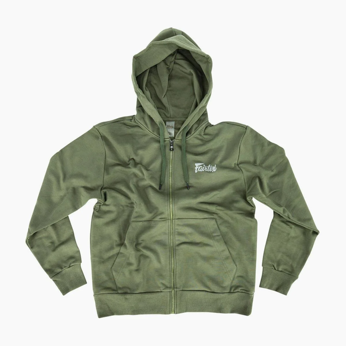Camisola Fairtex FHS22 com capuz Verde - Image 2