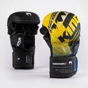 Luvas MMA Tekken 8 King Preto-amarelo