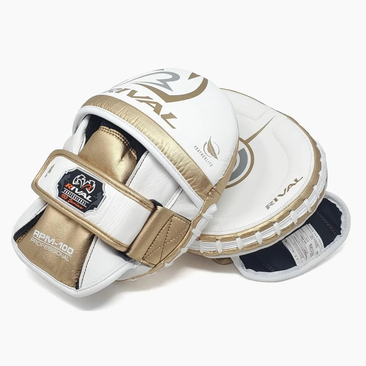 Plastrons Rival Professional RPM100 Branco-Ouro - Image 4