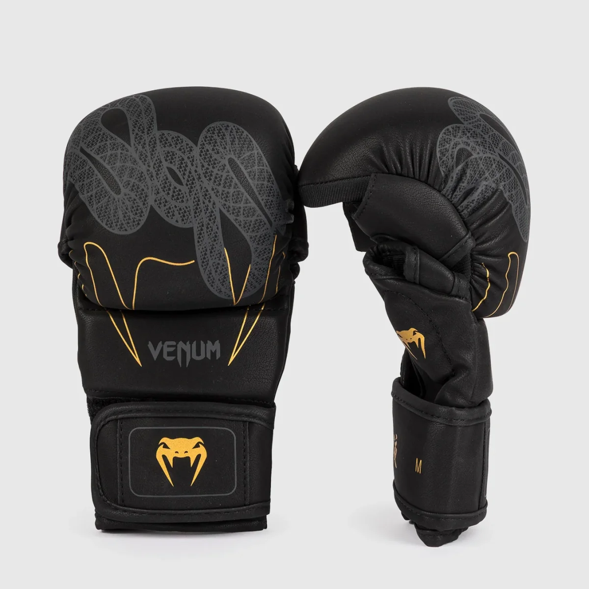 Luvas MMA 7 Oz Venum Serpenti Sparring negro - Image 3