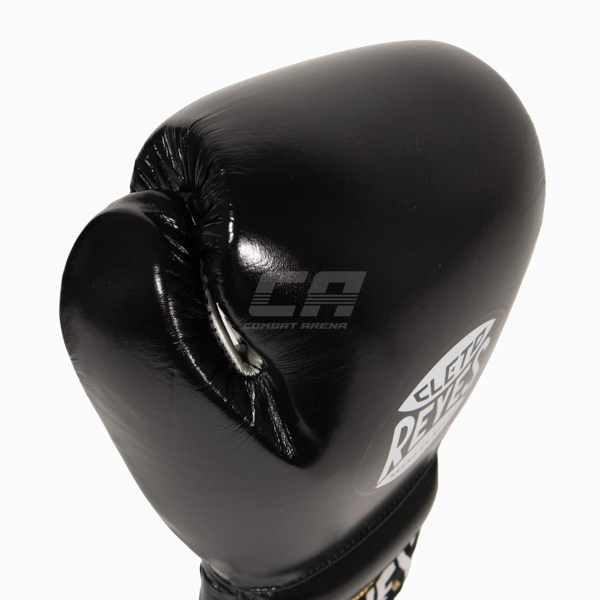 Luvas de Boxe Cleto Reyes Traditional Training CE4 Preto-prata com Atacadores - Image 7