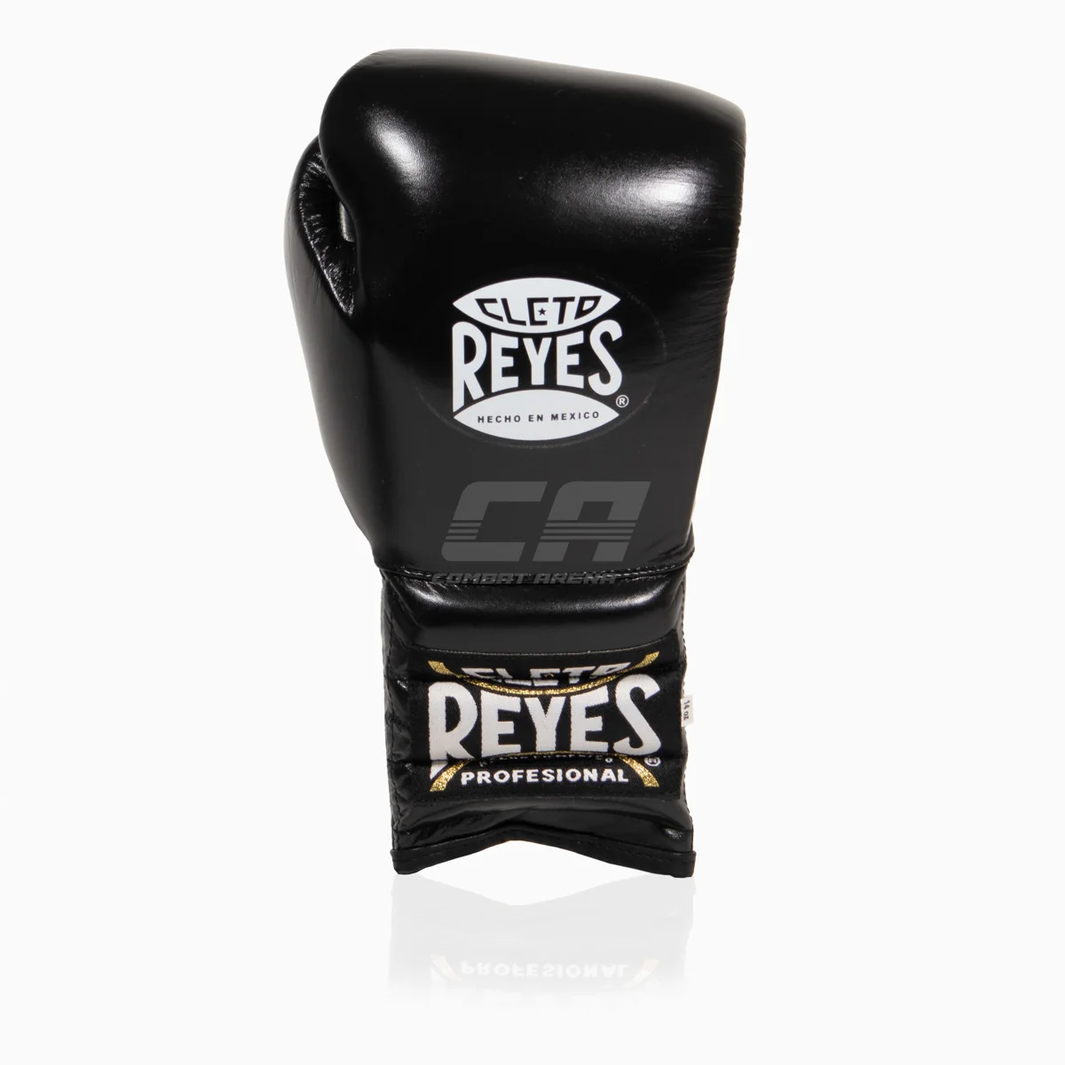 Luvas de Boxe Cleto Reyes Traditional Training CE4 Preto-prata com Atacadores - Image 3
