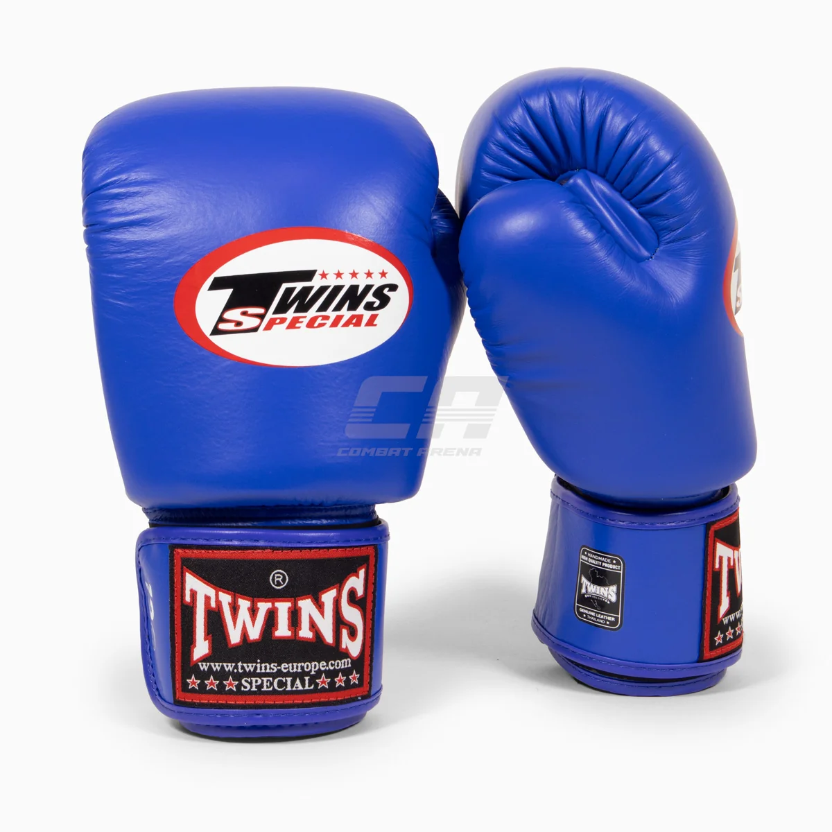 Luvas de Muay Thai Twins Special BGVL3 Azul Real - Image 2