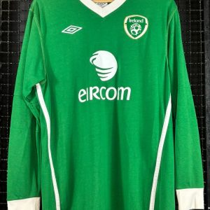 Camisa Irlanda Umbro 2010 mangas longas