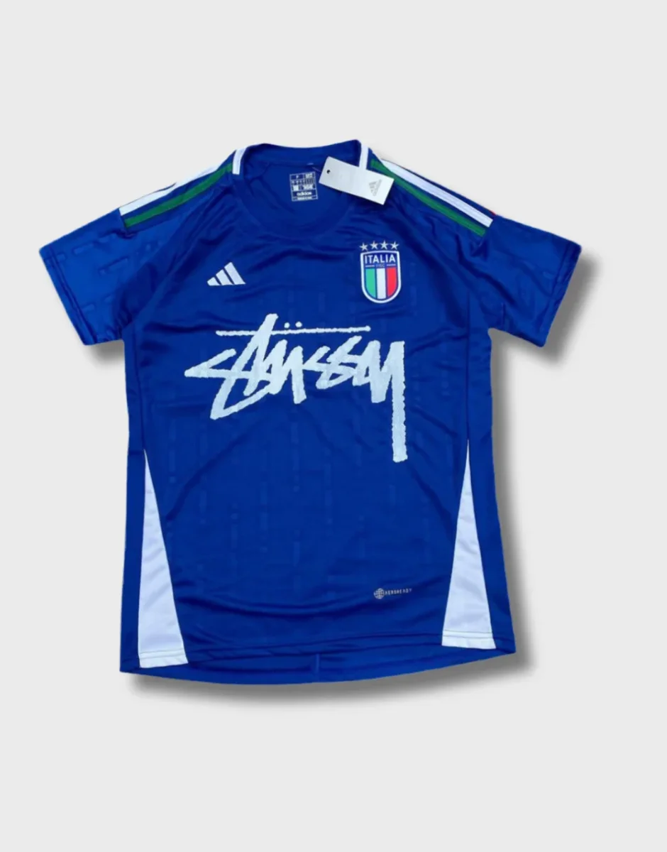 STÜSSY X “ITALY” JERSEY - BLUE - Image 6