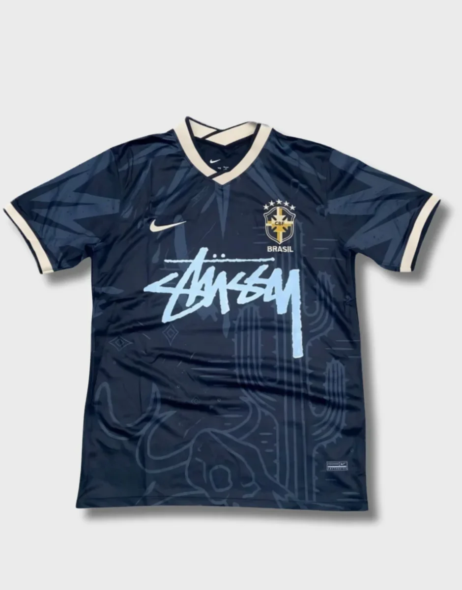 STÜSSY x “BRASIL” JERSEY - BLACK WORLD CUP EDITION - Image 5