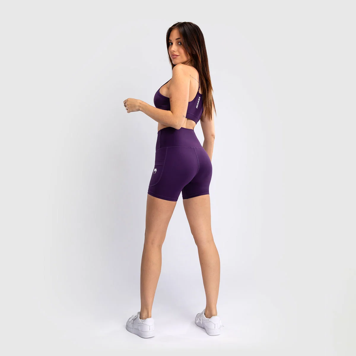 Leggings curtos Mulher Venum Essential Roxo - Image 5