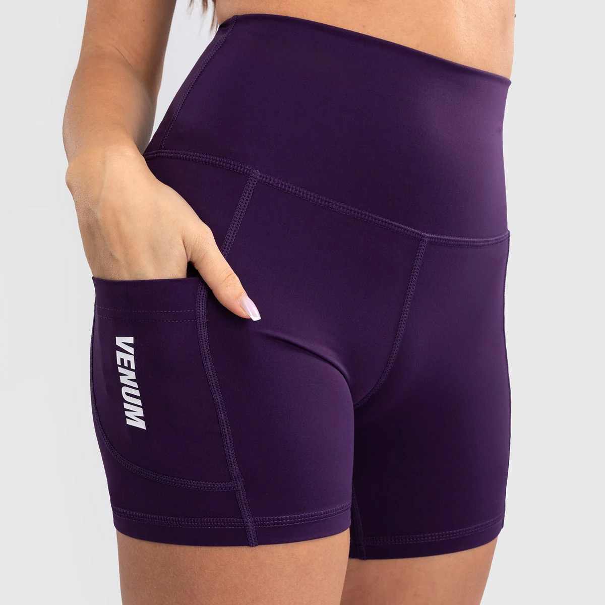 Leggings curtos Mulher Venum Essential Roxo - Image 7