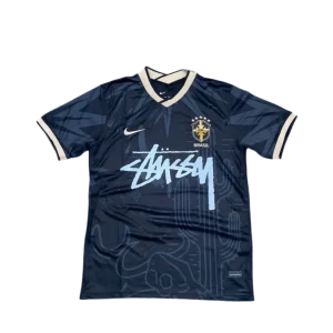 STÜSSY x “BRASIL” JERSEY - BLACK WORLD CUP EDITION