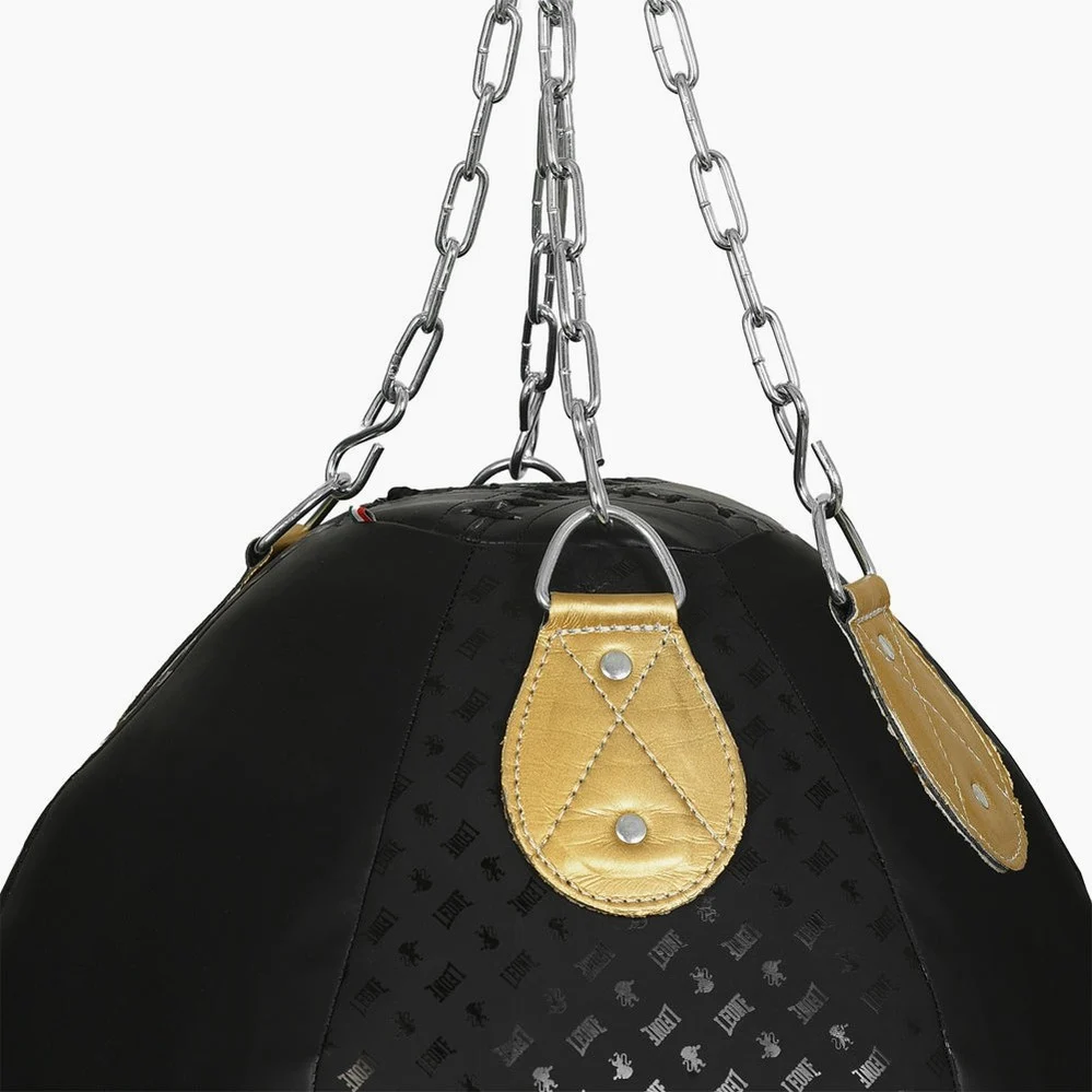 Bola de treino Leone 20 kg DNA AT853 Preto-dourado - Image 6