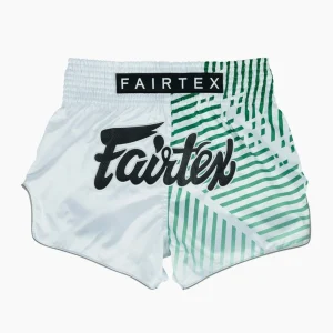 Calções de Kickboxing-Thai Fairtex BS1923 Racer Branco