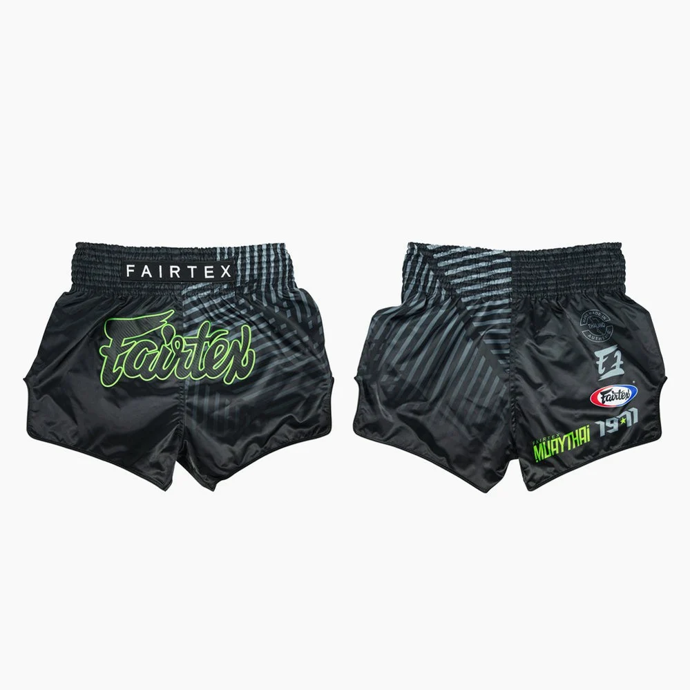 Calções de Kickboxing-Thai Fairtex BS1924 Racer Preto - Image 5