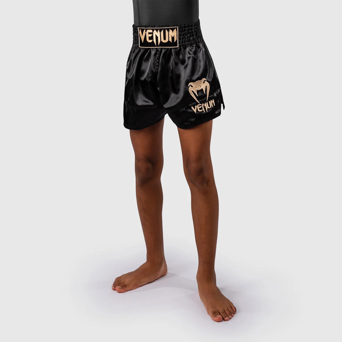 Calções Criança kick-tailandeses Venum Classic Preto-ouro - Image 2