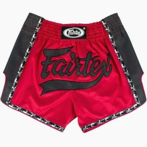 Calções de Kickboxing-Thai Fairtex BS1703 Vermelho