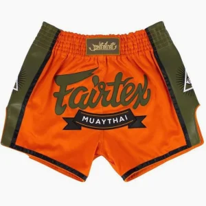 Calções de Kickboxing-Thai Fairtex BS1705 Laranja