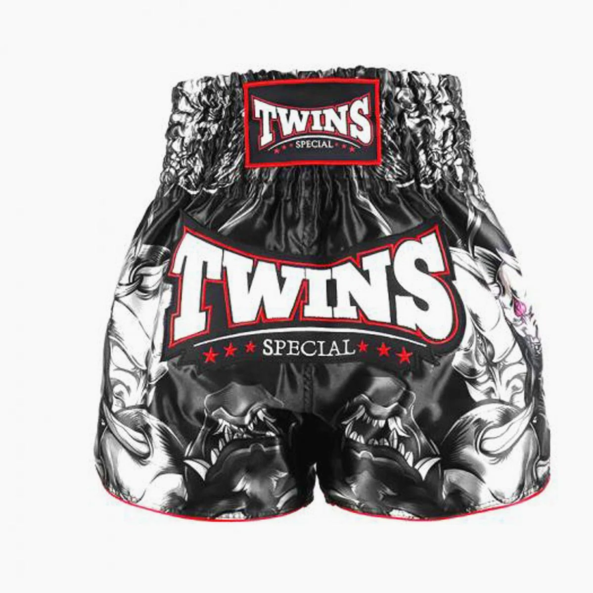 Calções de Kickboxing-Thai Twins Special Kabuki Preto