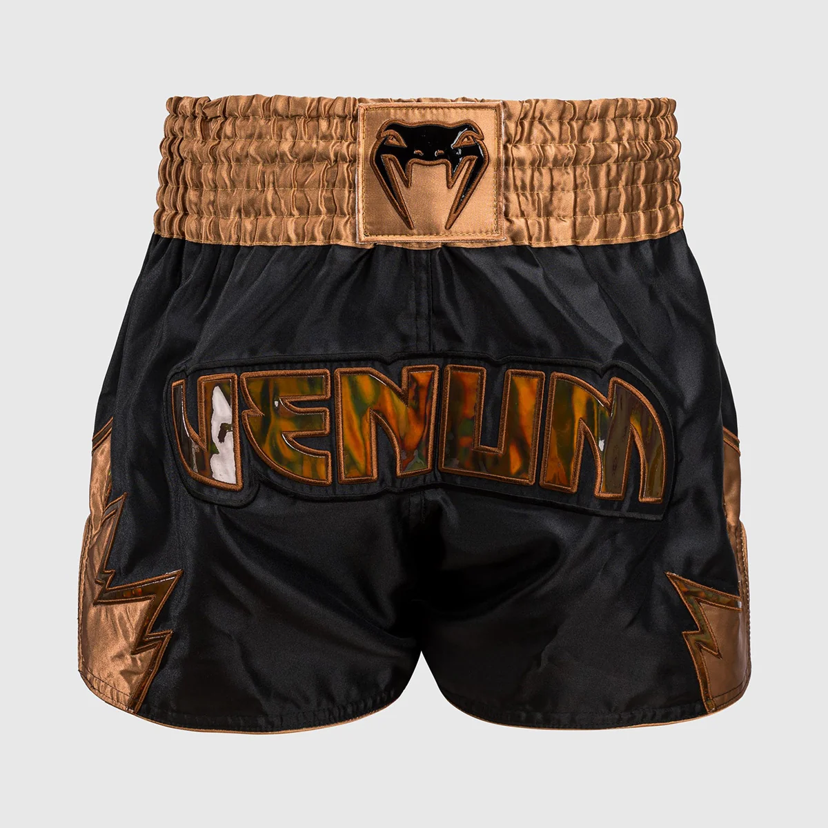 Calções de Kickboxing-Thai Venum Inferno Preto-bronze - Image 2