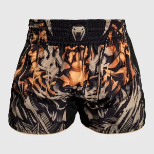 Calções de Kickboxing-Thai Venum Tigre Preto Laranja