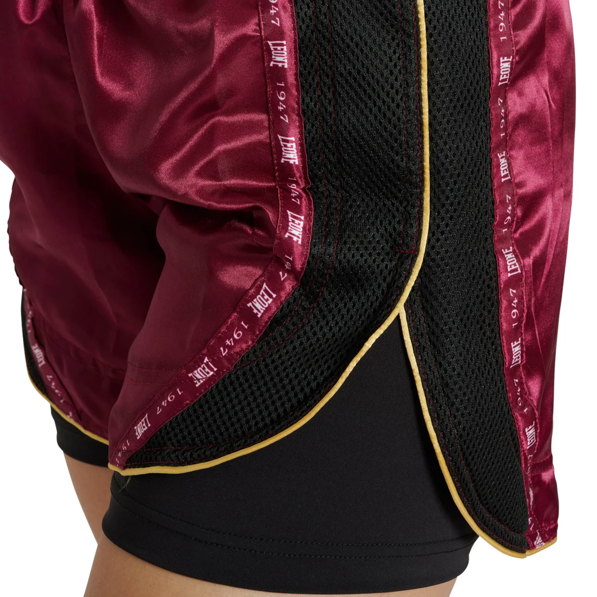 Calções kick-tailandeses mulher Leone Classic AB882 Roxo - Image 4