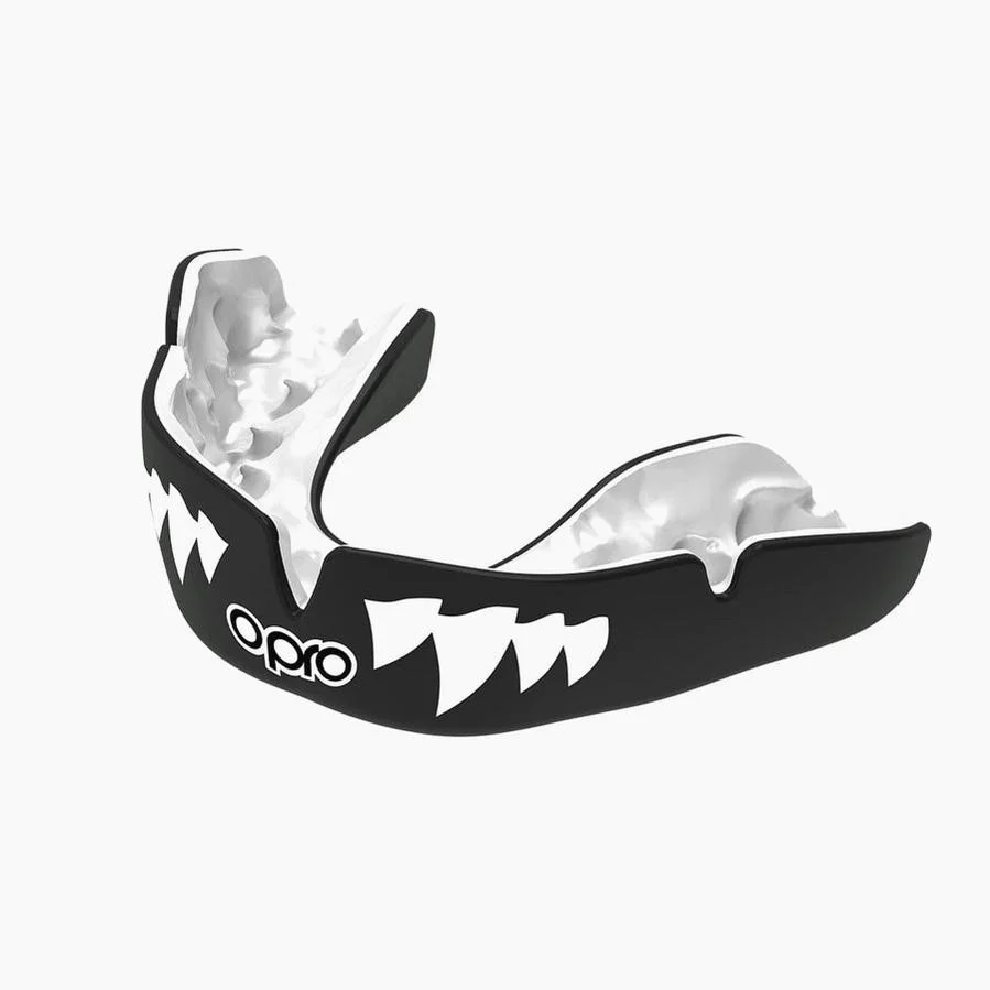 Protetor Bucal Opro Instant Custom-Fit Jaws Preto