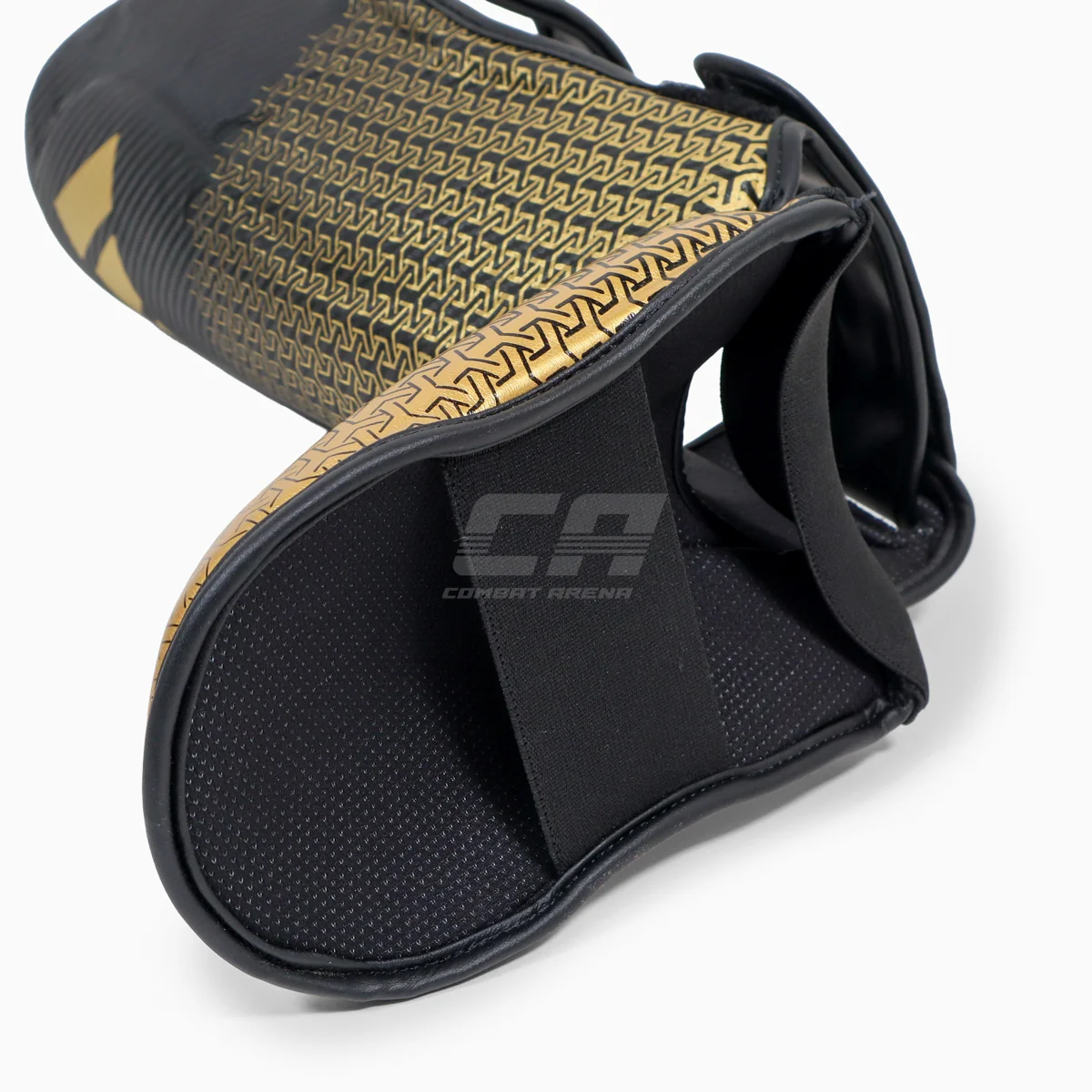 Caneleiras com parapeito Adidas Pro Kickboxing WAKO Preto-ouro - Image 8