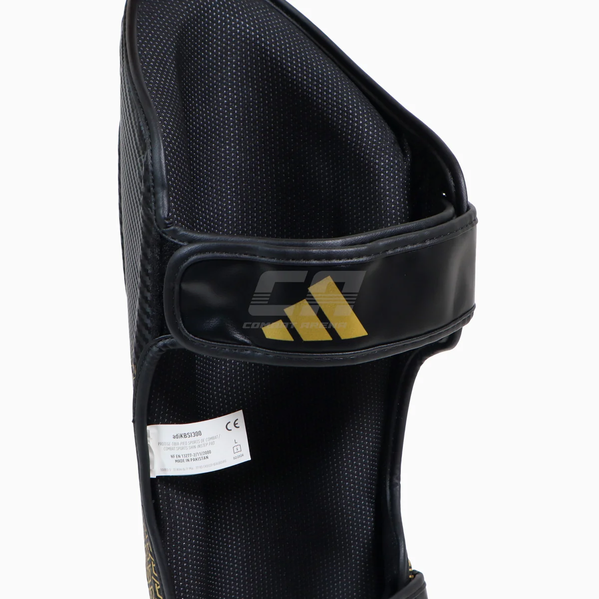Caneleiras com parapeito Adidas Pro Kickboxing WAKO Preto-ouro - Image 9