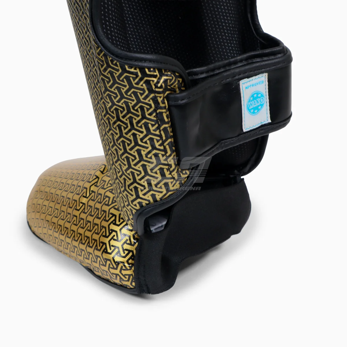 Caneleiras com parapeito Adidas Pro Kickboxing WAKO Preto-ouro - Image 5