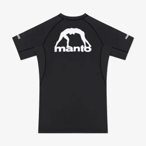 Rashguard Manto Logo Maniche corte doppie Nero