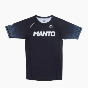 Rashguard Manto Rank mangas curtas Preto