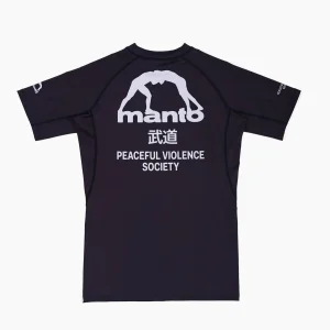 Rashguard Manto Society mangas curtas preto