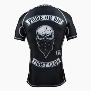 Rashguard Pride or Die Fight Club mangas curtas