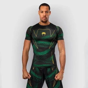 Rashguard Venum Matupa mangas curtas Preto-verde