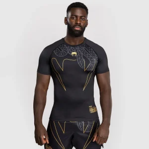 Rashguard Venum Serpenti mangas curtas Preto
