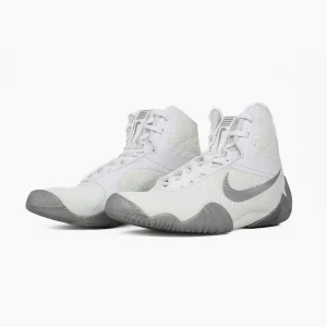 Sapatos de Luta-Wrestling Nike Tawa Branco-prata