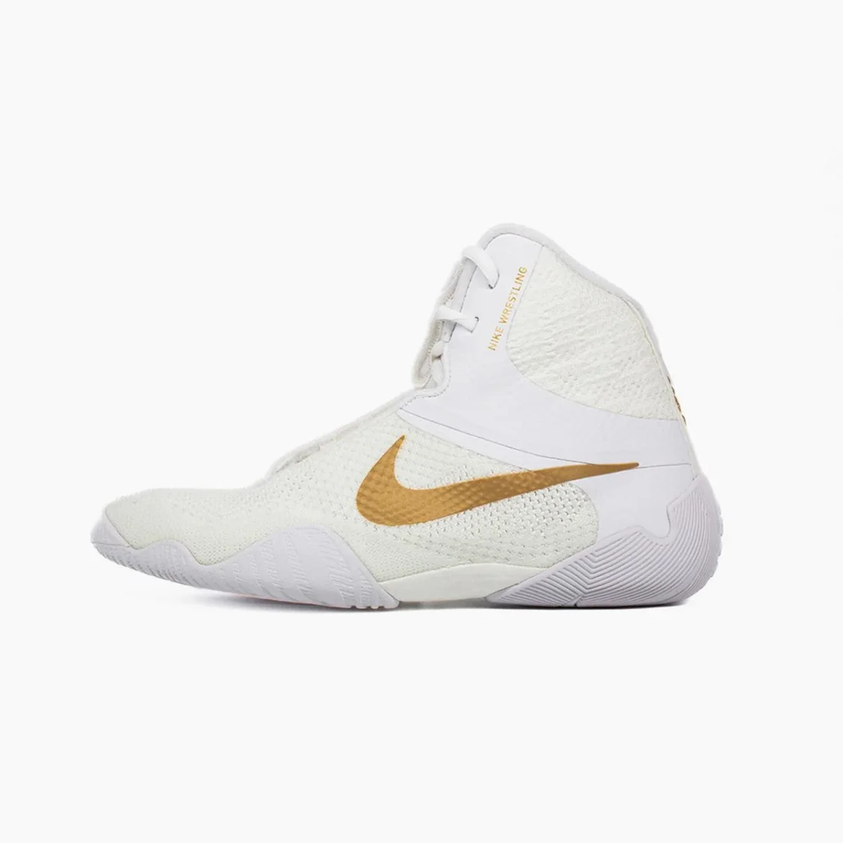 Sapatos de Luta-Wrestling Nike Tawa Branco-ouro - Image 5